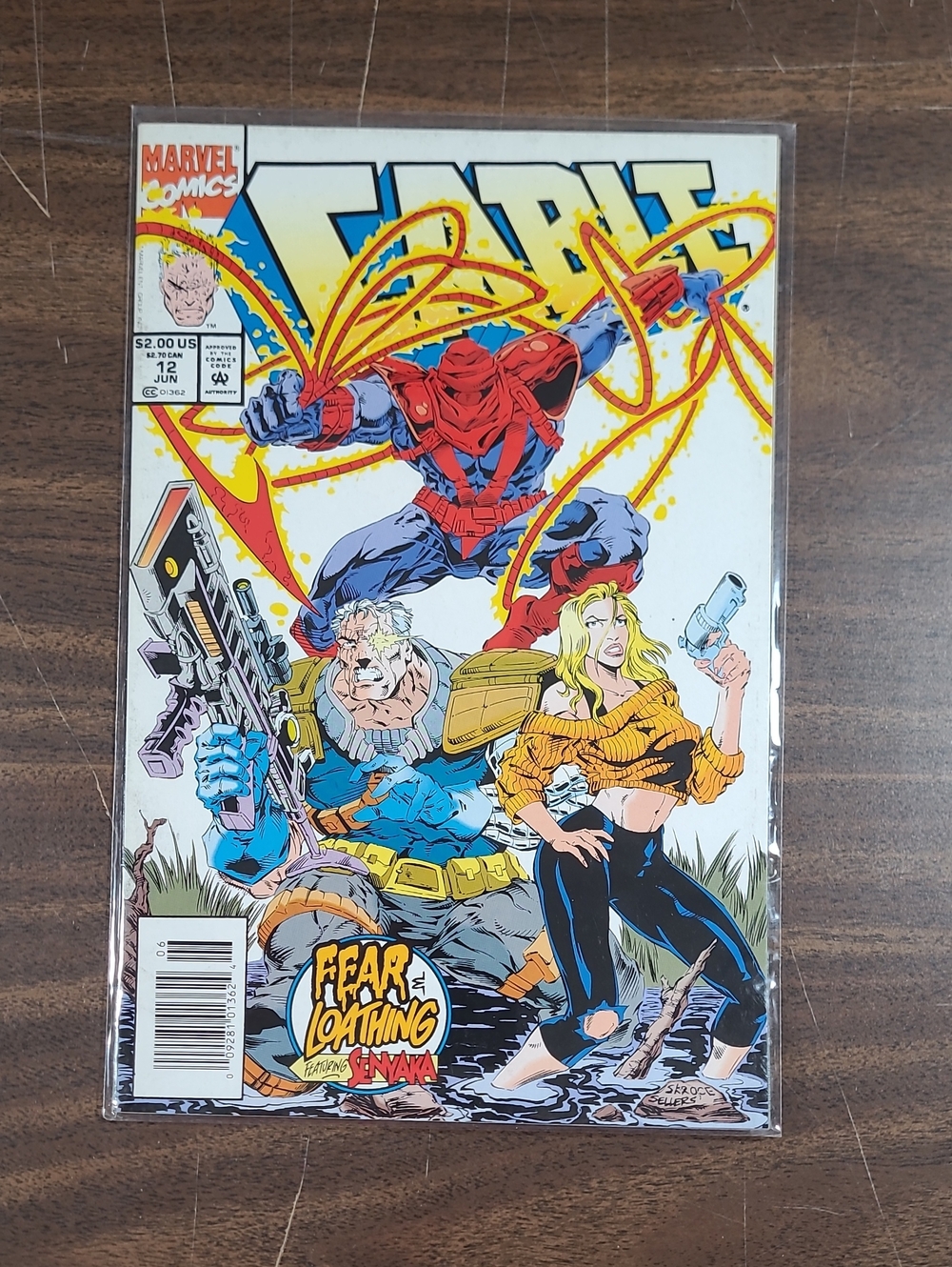 Marvel Cablke Comic Book #12 June Bagged